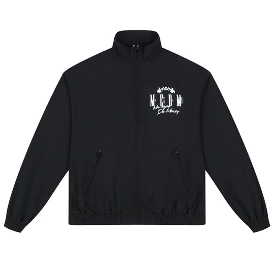 MEDM Basic Logo Embroidered Track Jacket | Face 3 Face