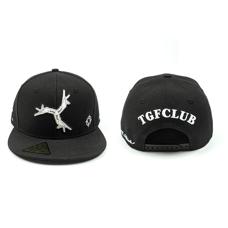 TGFCLUB Embroidered Flat Brim Baseball Cap | Face 3 Face