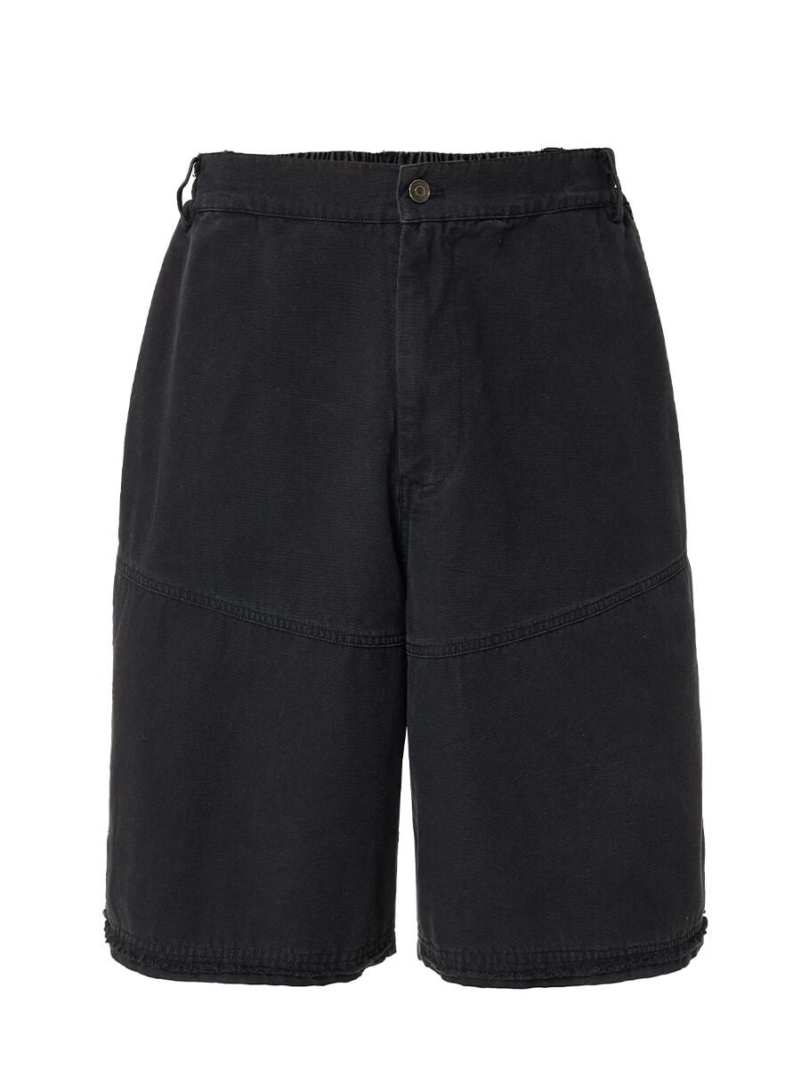 F2CE Black Washed Distressed Baggy Shorts | Face 3 Face