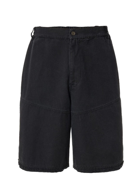 F2CE Black Washed Distressed Baggy Shorts | Face 3 Face
