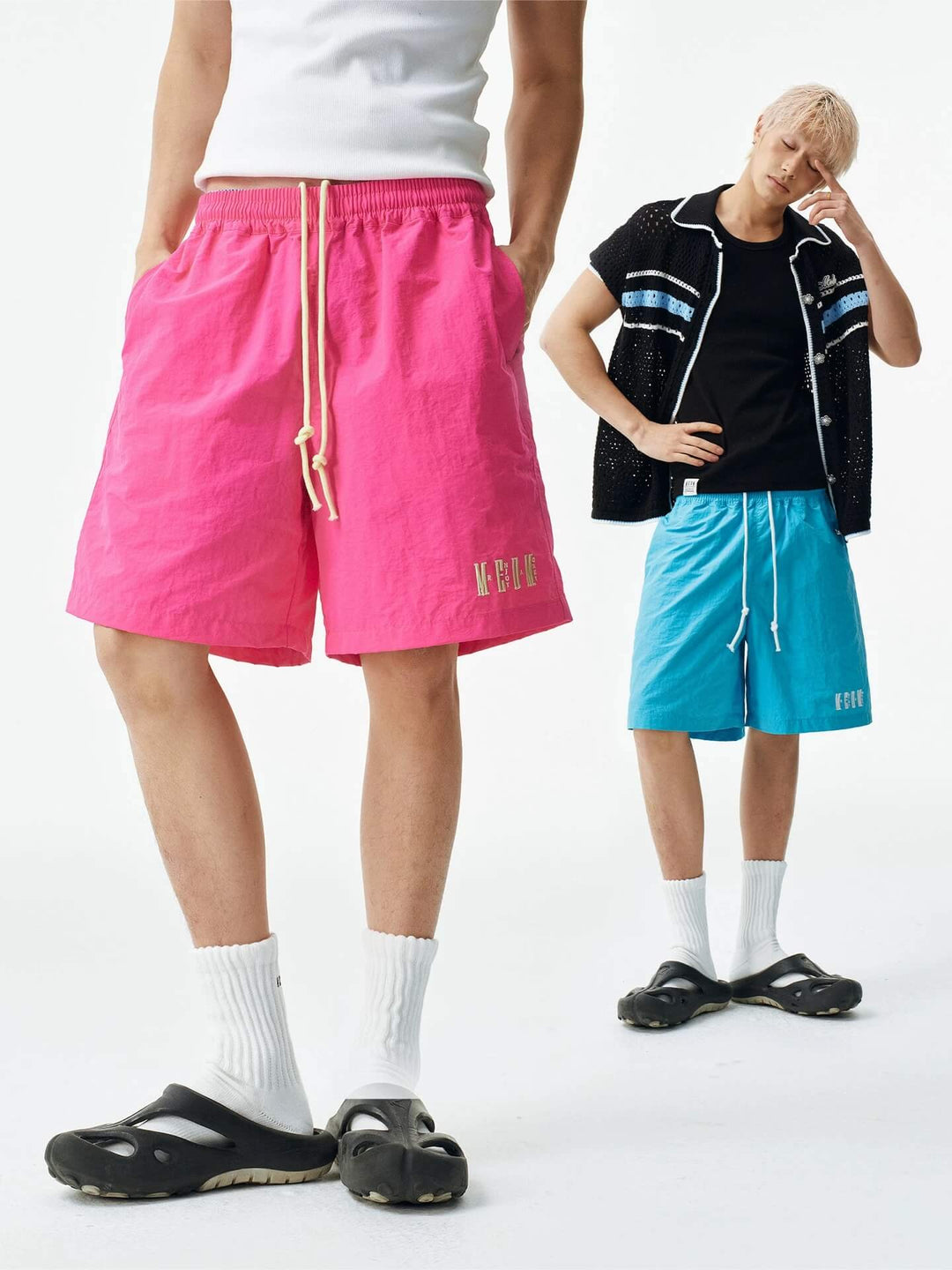 MEDM Quick Dry Embroidered Beach Shorts | Face 3 Face