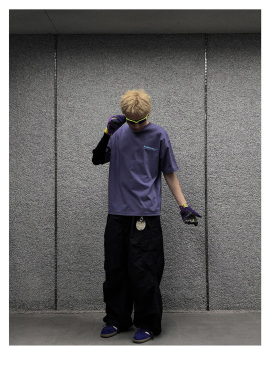 S45 Oversize Side Zipper Tee | Face 3 Face