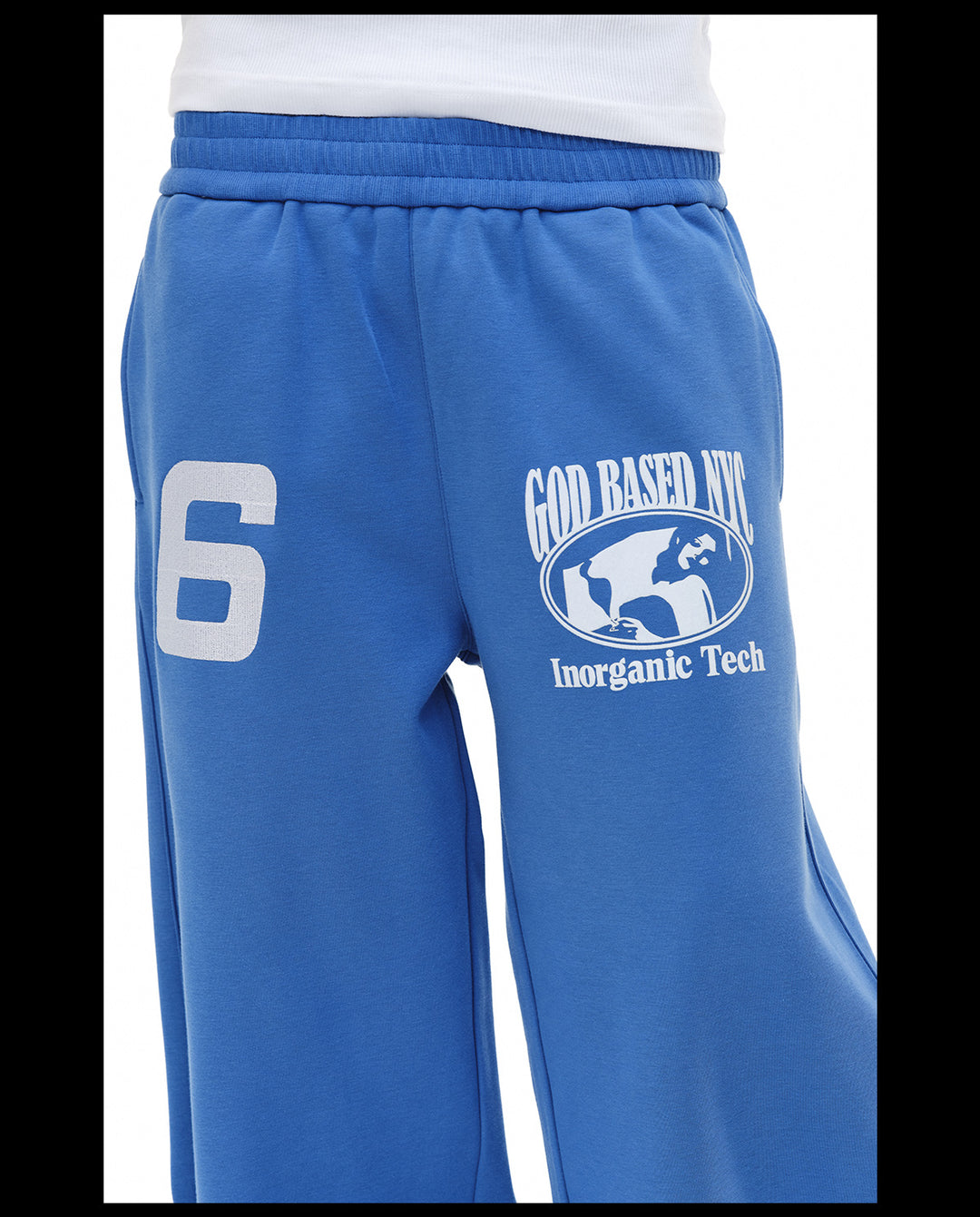 NOVACAM Flocking Print Baggy Sweatpants | Face 3 Face