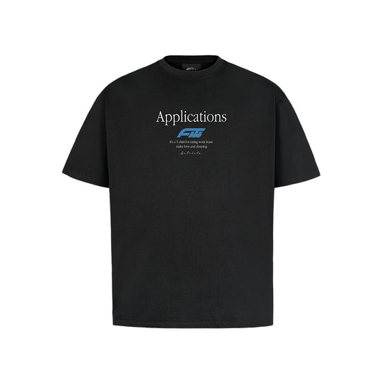 ANTIDOTE Logo Typography Letters Printed Tee