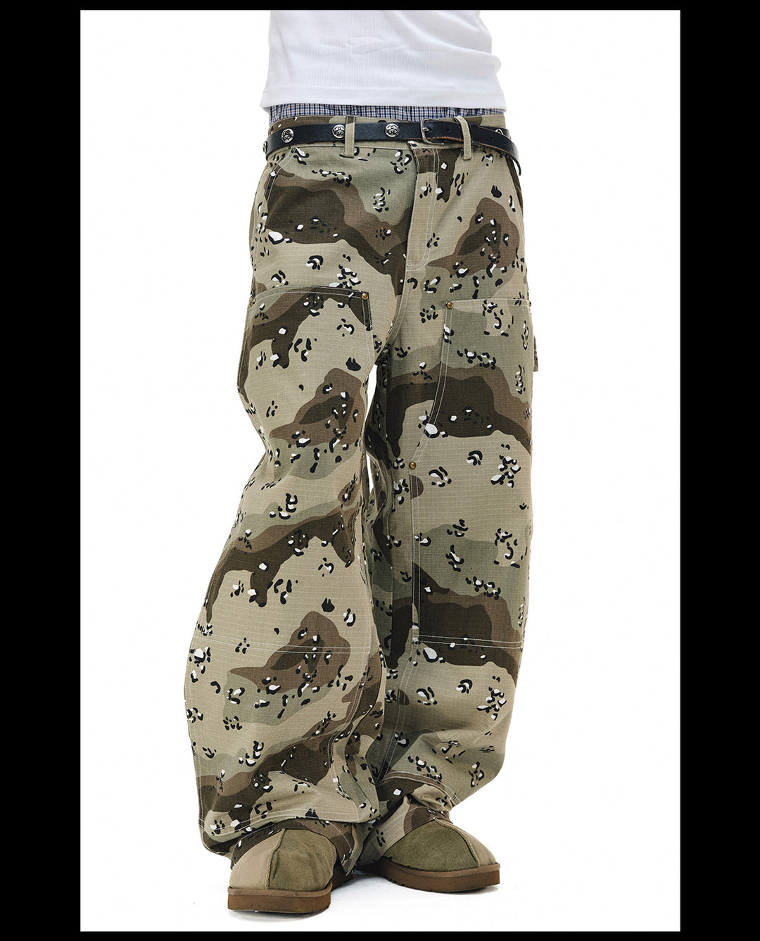 NOVACAM Desert Camouflage Double Knee Work Pants | Face 3 Face