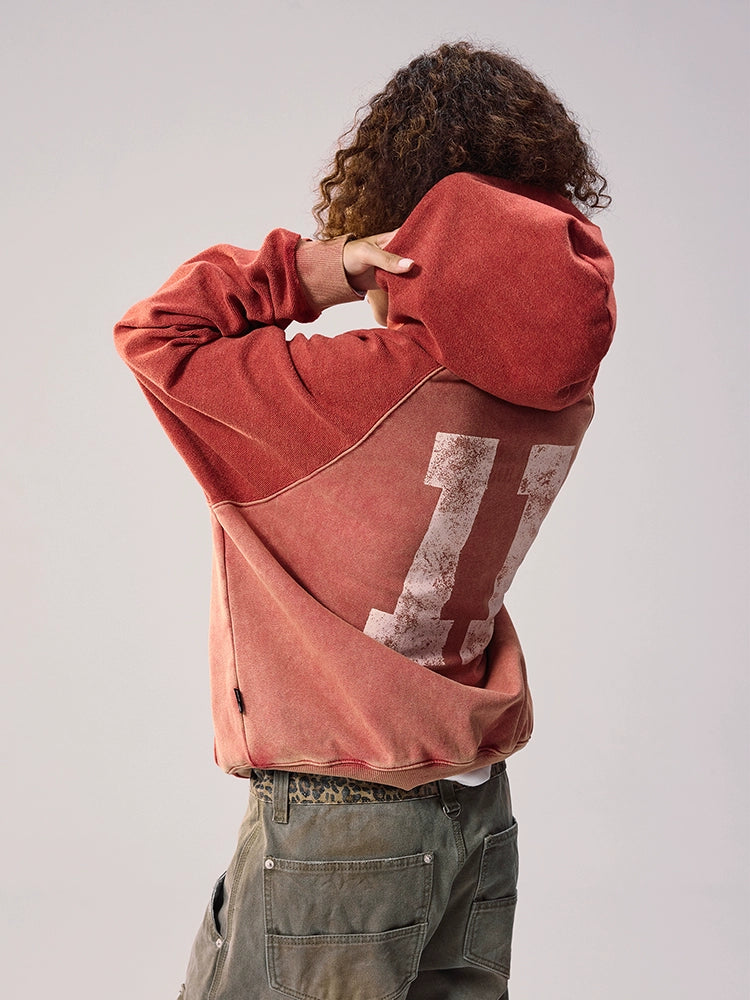 Remedy Washed Reversible Raglan Hoodie | Face 3 Face
