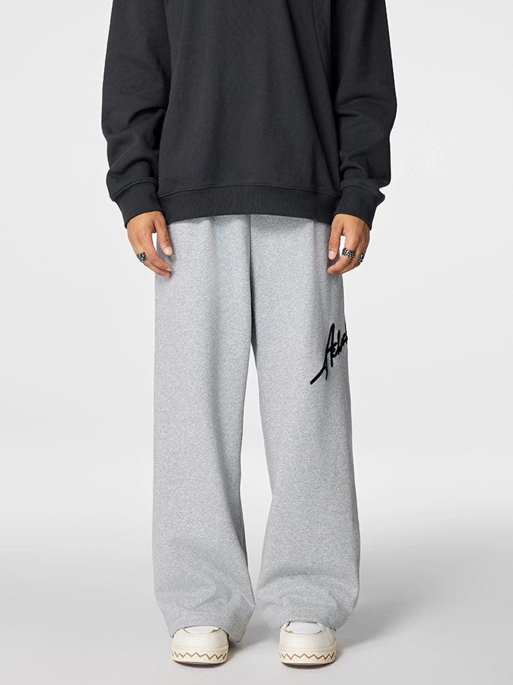 Achock Logo Embroidery Baggy Sweatpants | Face 3 Face