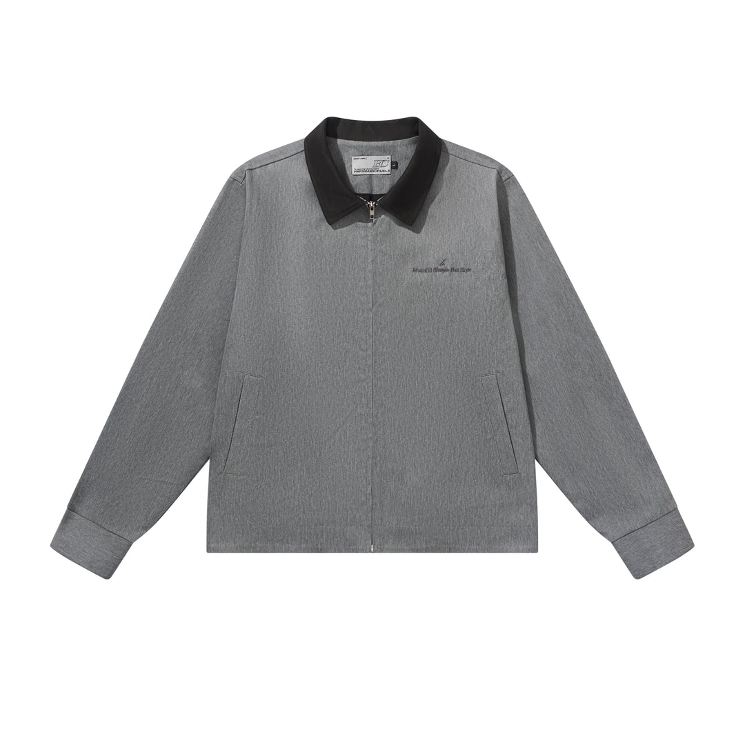 Harsh and Cruel Embroidered Lapel Collar Jacket