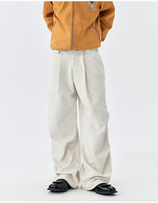 MEDM Drape Tuck Work Baggy Pants | Face 3 Face