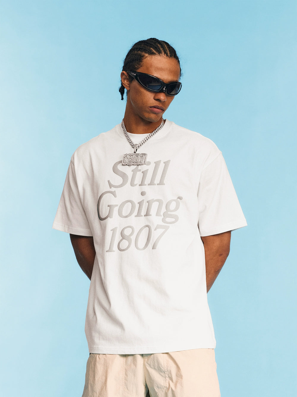 1807 Still Going Foam Print Tee | Face 3 Face