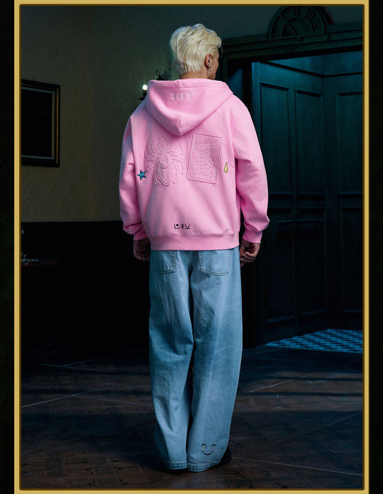 MEDM × HUNTER×HUNTER Character Icon Zip Up Hoodie | Face 3 Face