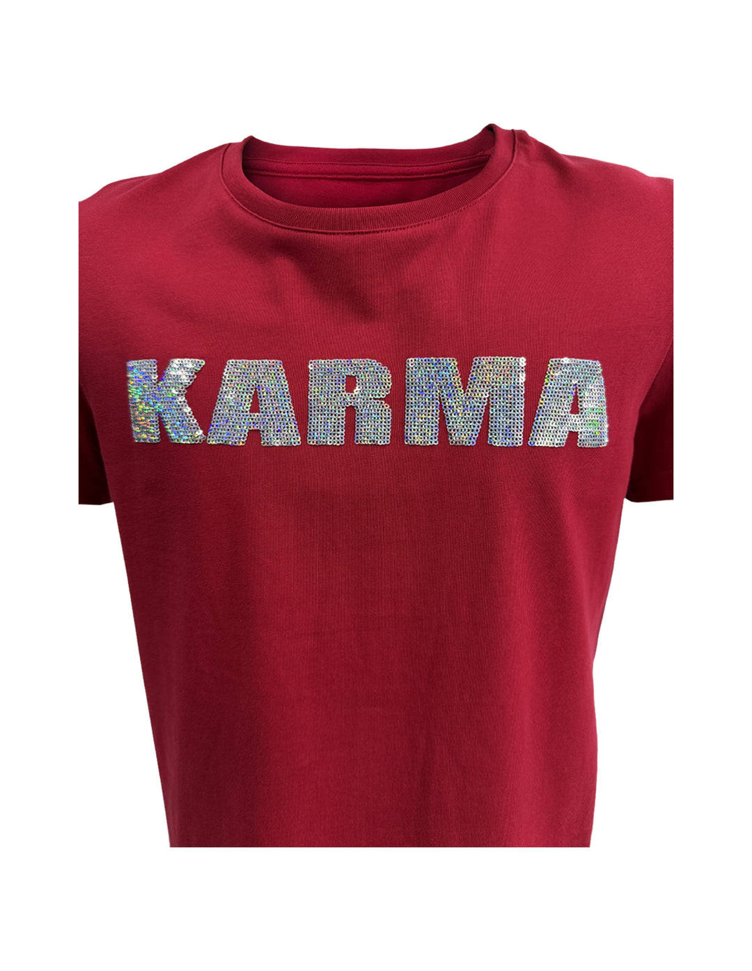 KARMANISTIC Glitter Sequin Logo Tee | Face 3 Face