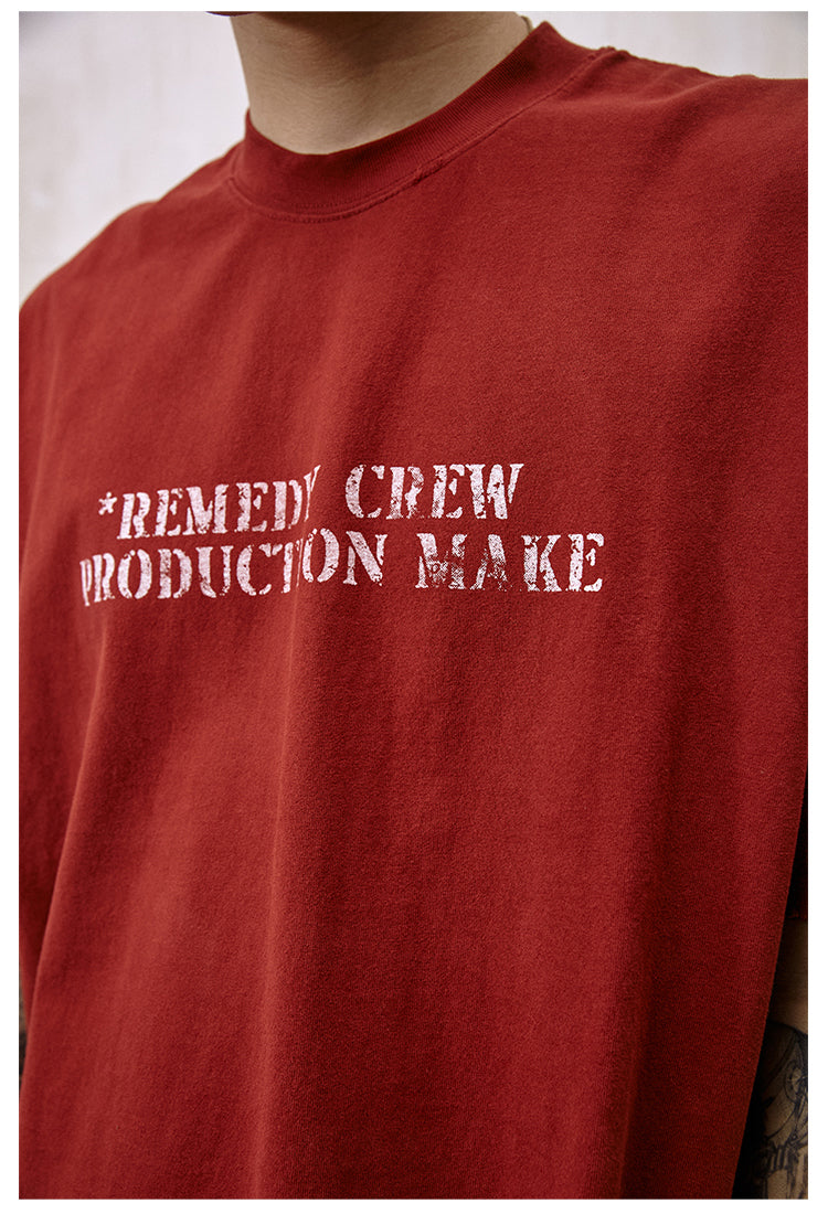 Remedy Faded Print Destruction Tee | Face 3 Face