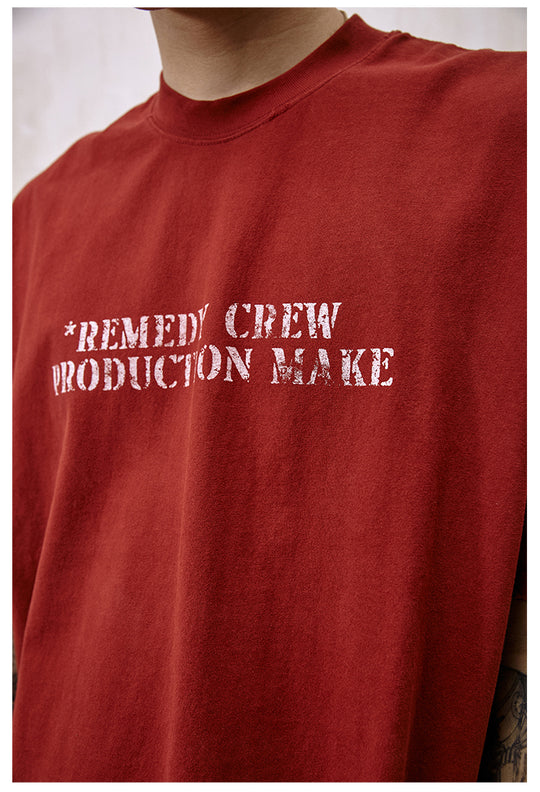 Remedy Faded Print Destruction Tee | Face 3 Face