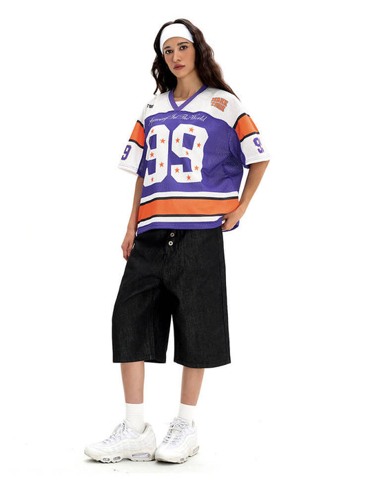 F3F Select Star 99 Numbering Color Block Mesh Short Sleeve Jersey | Face 3 Face