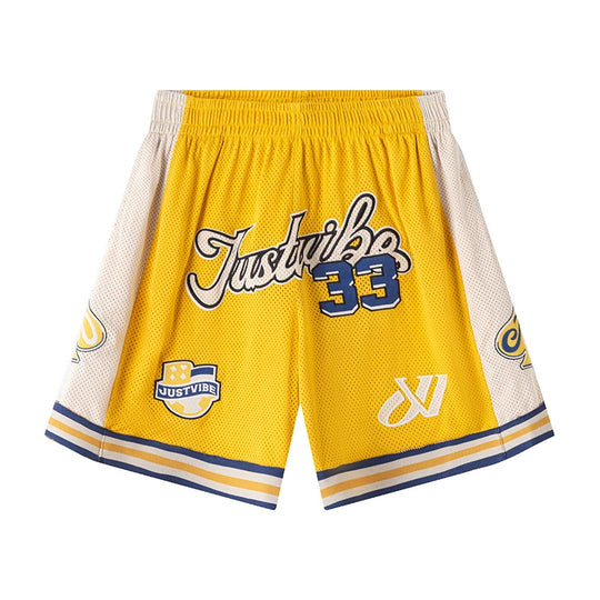 JUST VIBE Spade Card Mesh Basketball Shorts | Face 3 Face