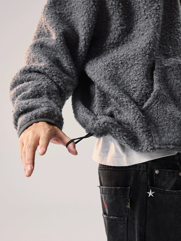 Remedy Sherpa Fleece Half Zip Hoodie | Face 3 Face