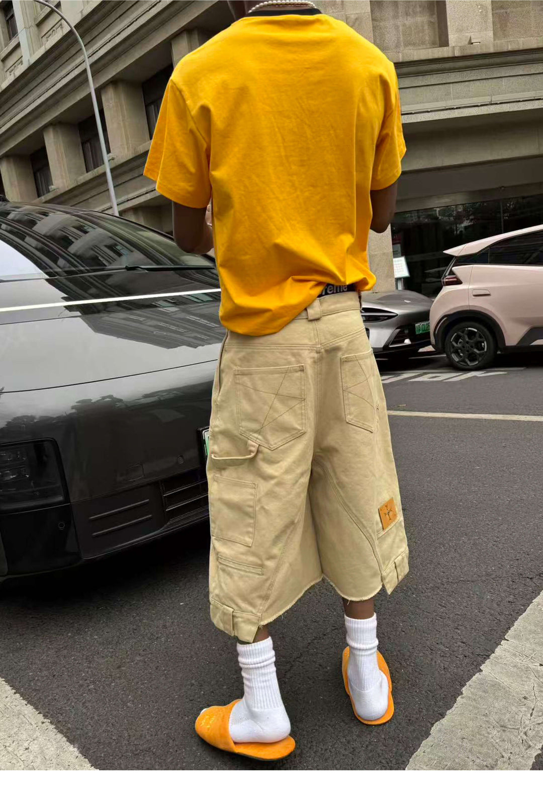 STEEPC Double Knee Carpenter Baggy Shorts | Face 3 Face