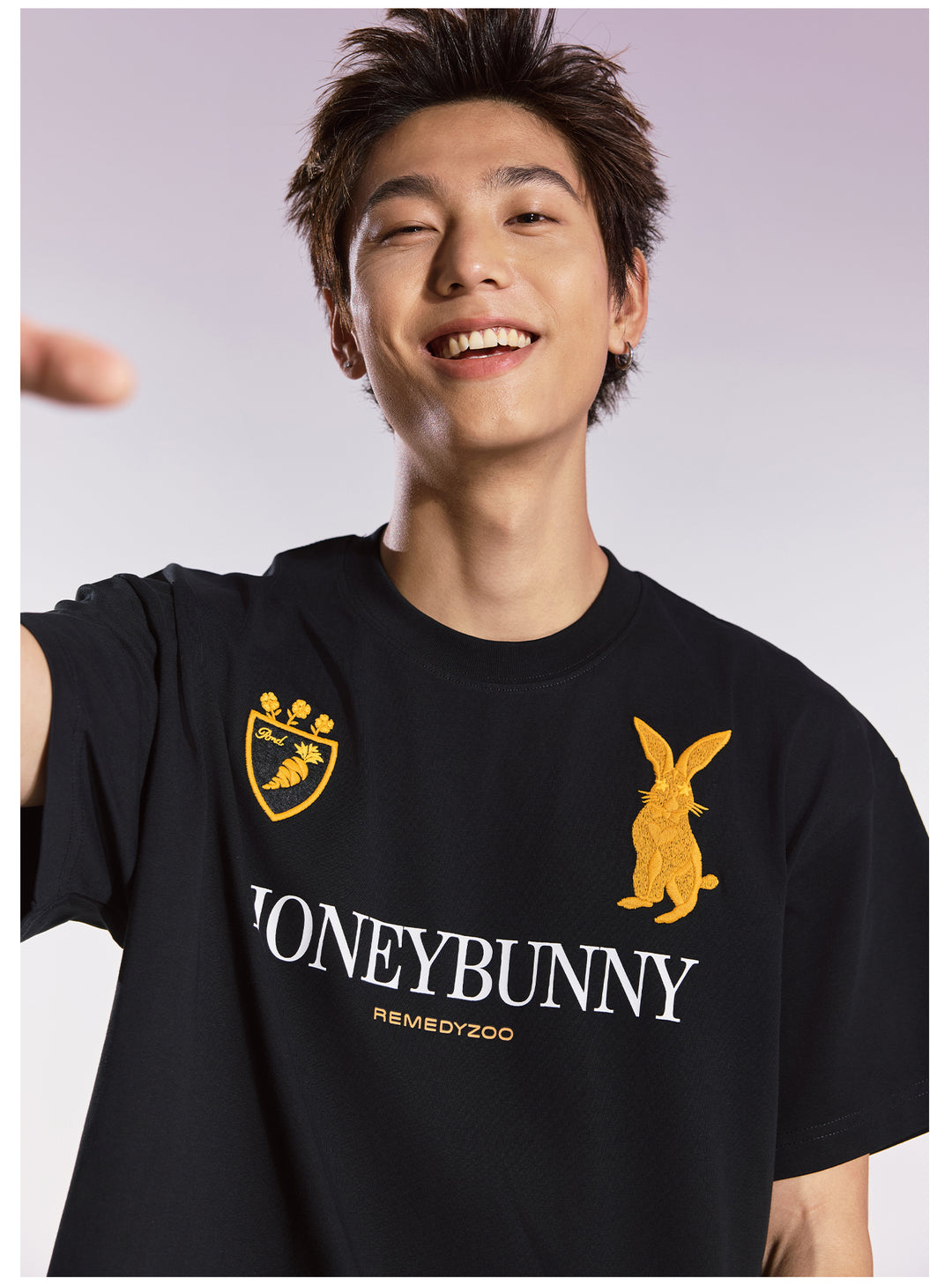 Remedy HONEYBUNNY Rabbit Embroidery Tee | Face 3 Face