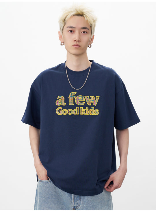 AFGK Ethnic Patch Embroidered Tee | Face 3 Face