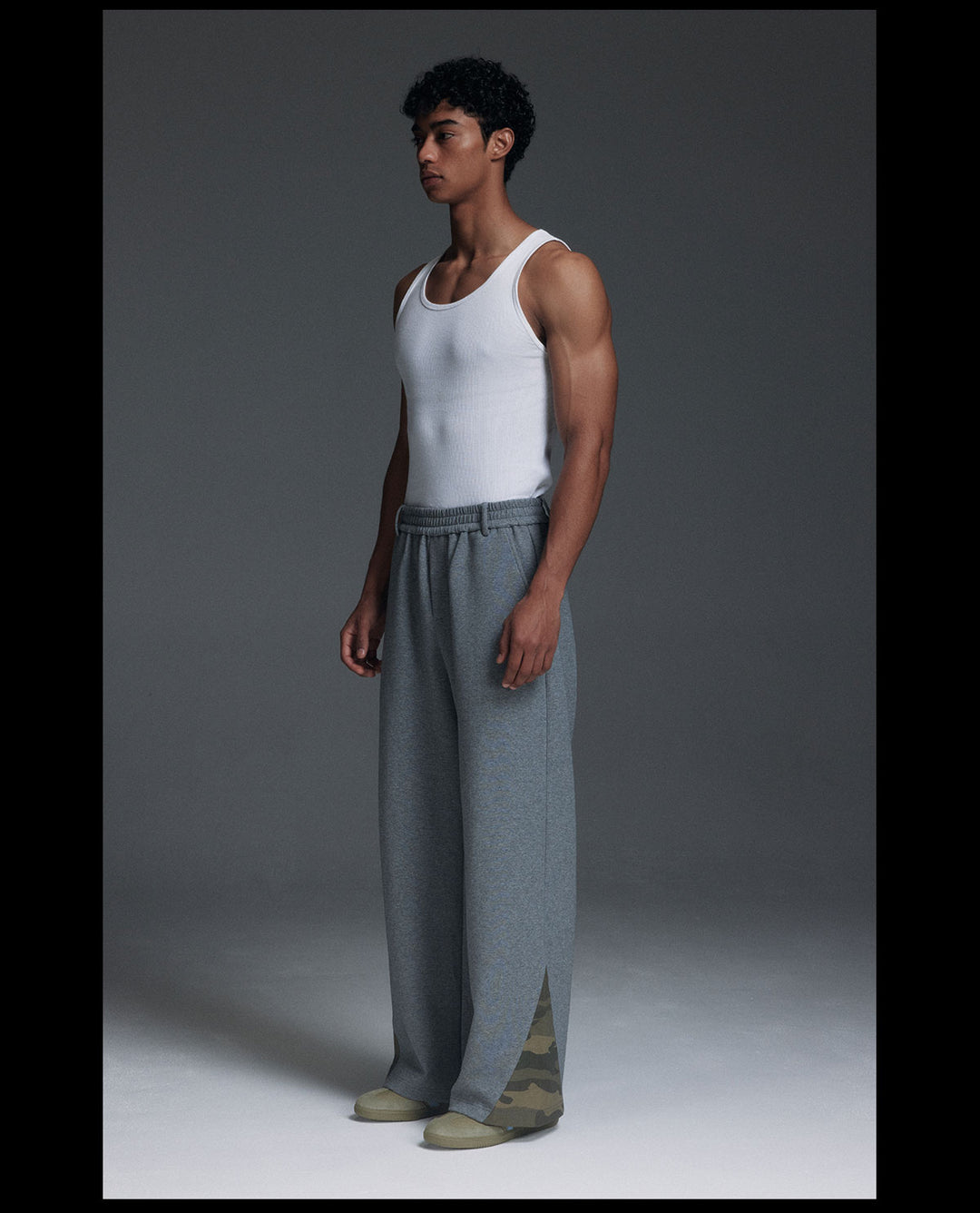 NOVACAM Camouflage-Accent Flare Sweatpants | Face 3 Face