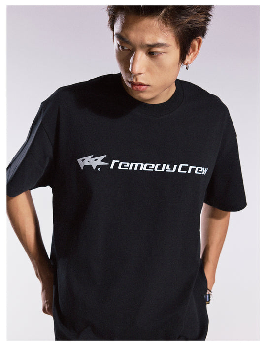 Remedy Gradient Logo Print Tee | Face 3 Face