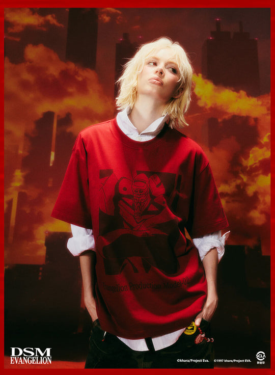 DSM x EVA Unit Graphic Print Short Sleeve Tee