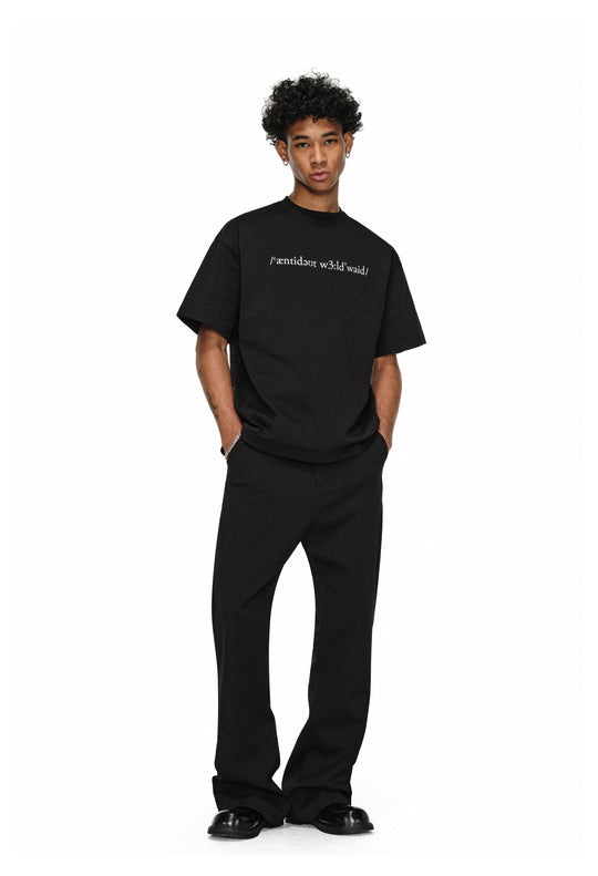 ANTIDOTE Small Letter Logo Printed Tee | Face 3 Face