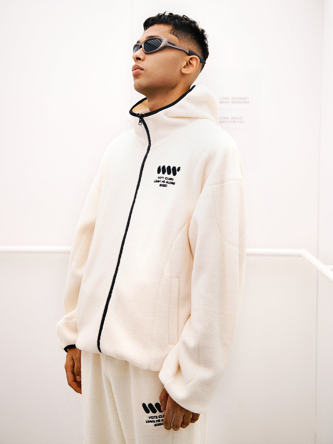 VOTE Fleece Sporty Hooded Jacket