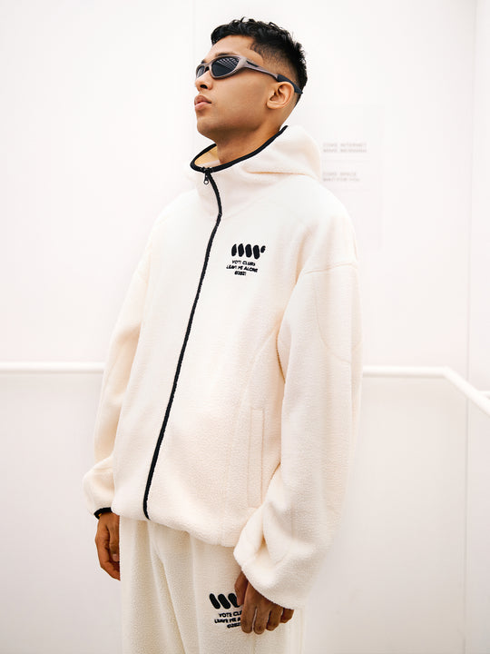 VOTE Fleece Sporty Hooded Jacket