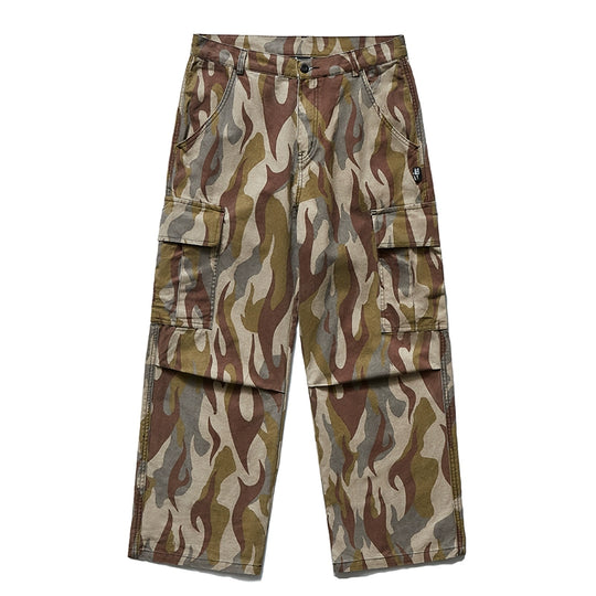 Remedy Flame Camouflage Work Cargo Pants | Face 3 Face