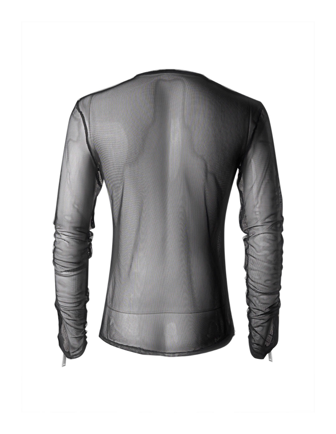 KARMANISTIC Mesh Half Zip Long Sleeve Tee | Face 3 Face