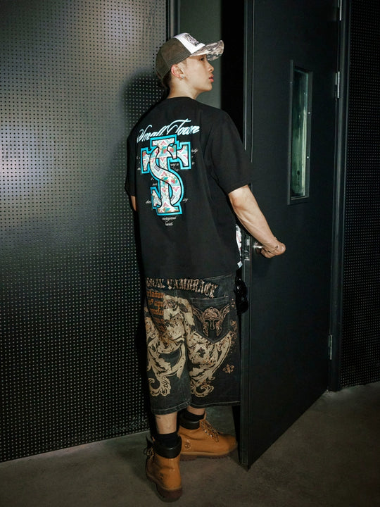 Small Town Kid Pearl Ethnic ST Logo Patch Tee | Face 3 Face