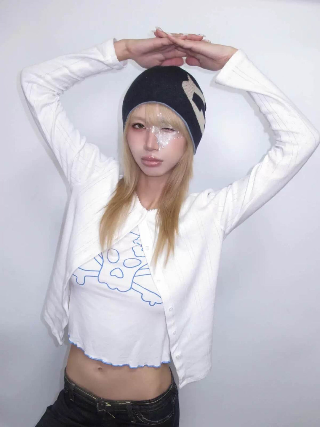 EVILKNIGHT(EK) Devil's House Reversible Beanie | Face 3 Face