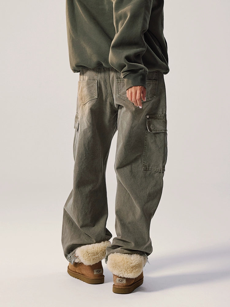 Remedy Animal Print Waist Baggy Work Cargo Pants | Face 3 Face