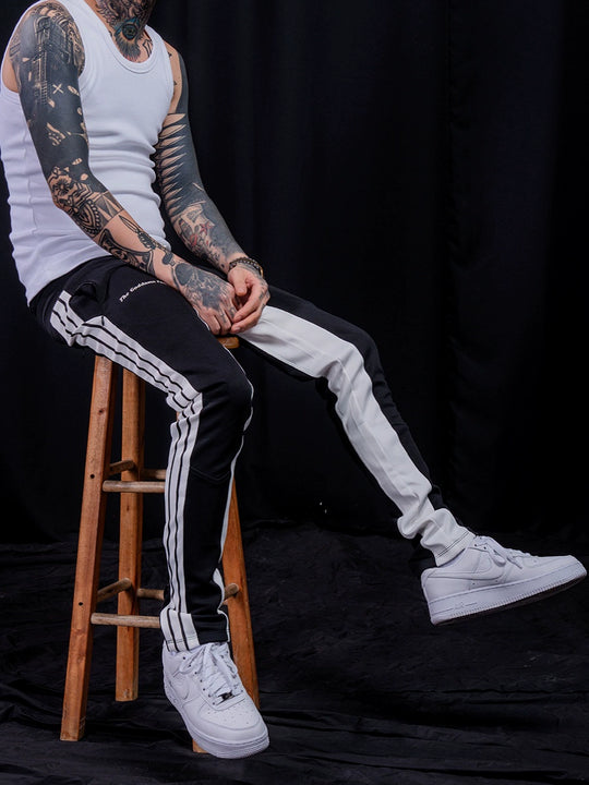 TGFCLUB Side Stripe Slim Fit Track Pants | Face 3 Face