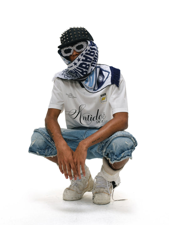 ANTIDOTE Striped Jersey Polo | Face 3 Face