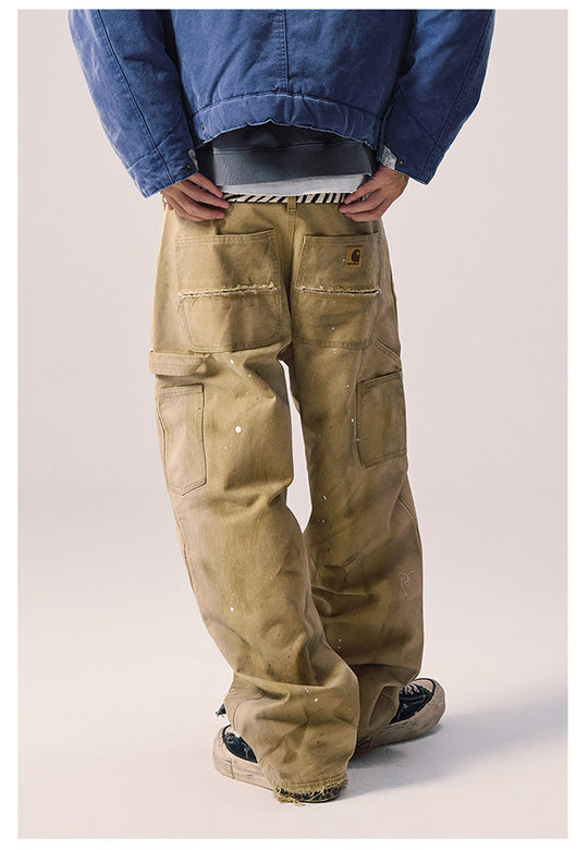 Remedy Washed Splash Ink Work Painter Pants | Face 3 Face