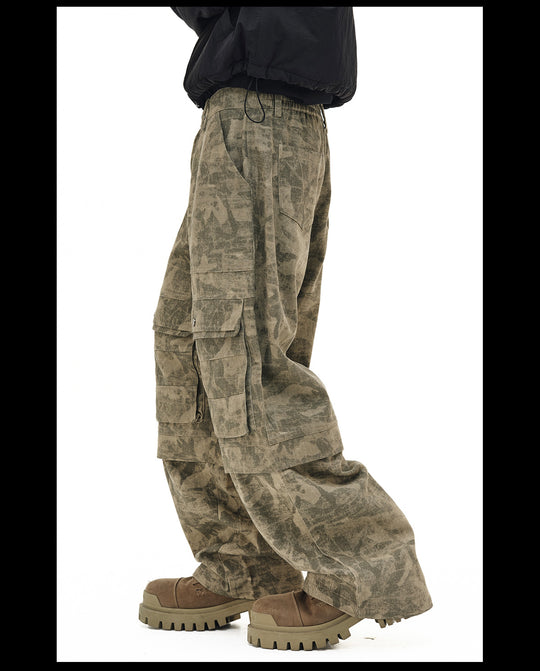 NOVACAM Multi Pocket Camouflage Utility Baggy Pants | Face 3 Face