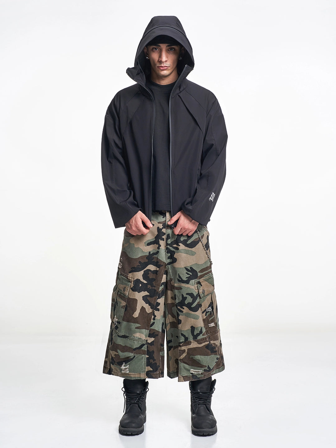 F3F Select Functional Hooded Technical Jacket | Face 3 Face