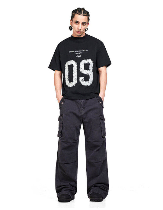 F3F Select Relaxed Fit Washed Utility Cargo Pants