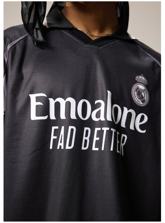 Remedy Emoalone Print Inspired Soccer Jersey Polo Shirt | Face 3 Face
