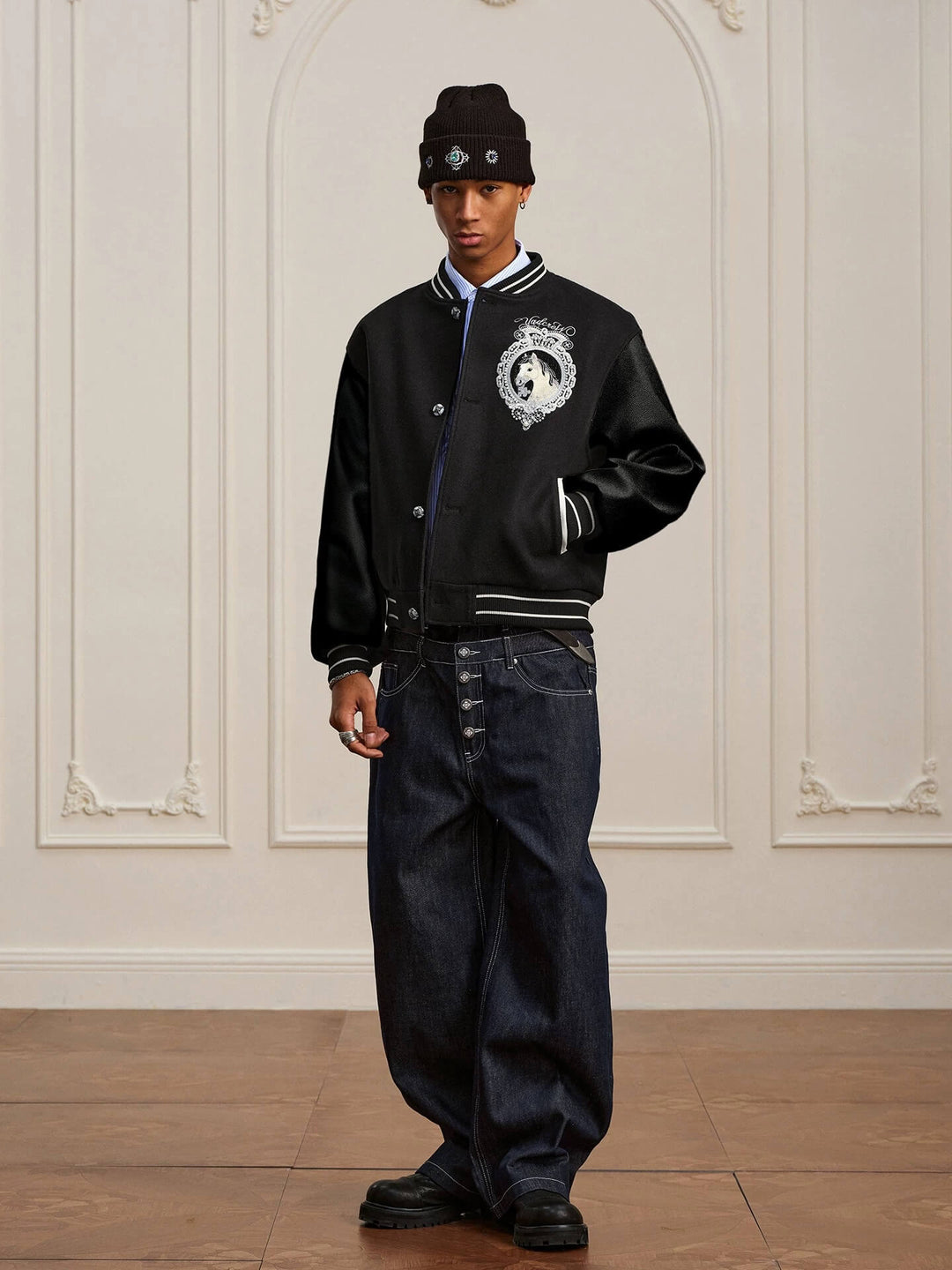 YADcrew Double Waist Buttoned Jeans | Face 3 Face