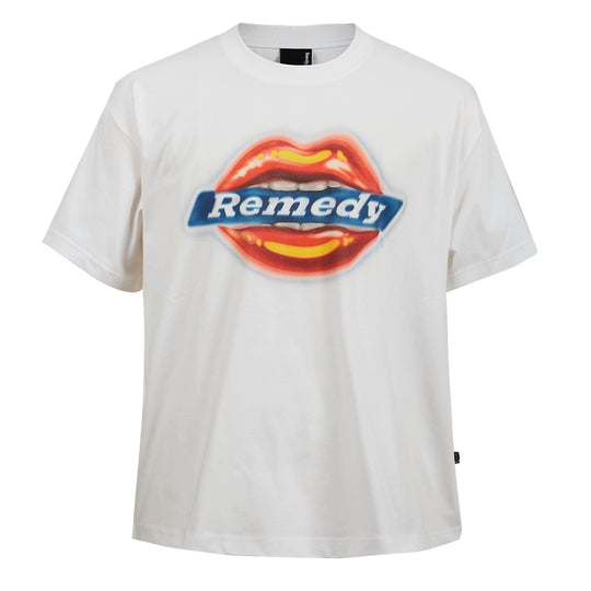 Remedy Airbrushed Kiss Lips Print Tee | Face 3 Face