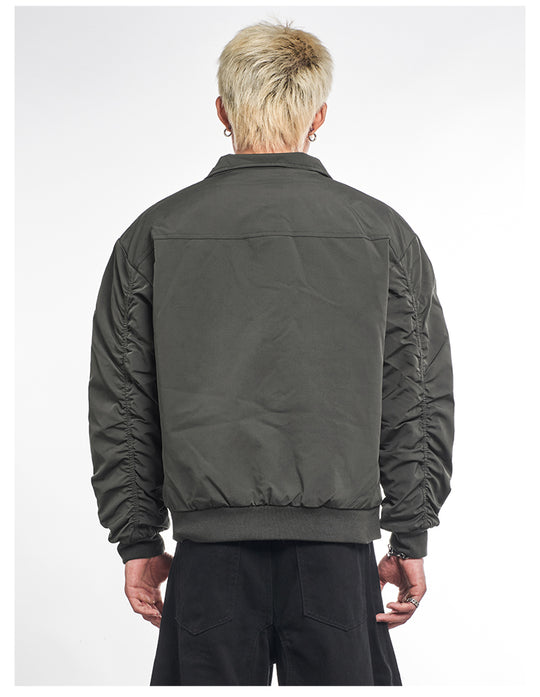 F3F Select Windproof Fabric Quilted Lining Bomber Jacket | Face 3 Face
