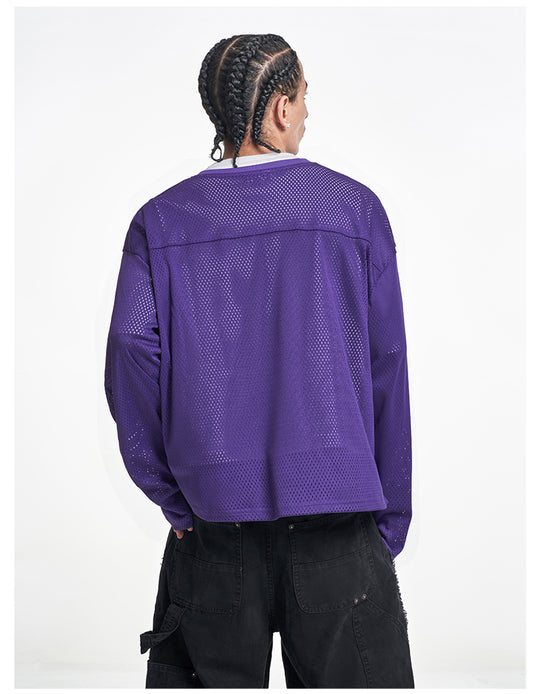 F3F Select 777 Numbered Mesh Long Sleeve Hockey Jersey | Face 3 Face