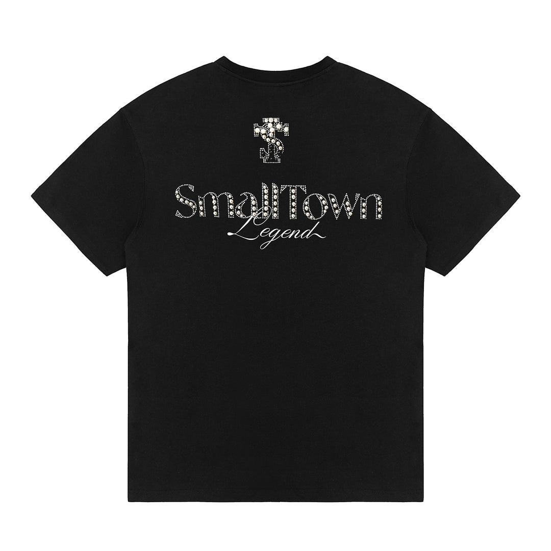 Small Town Kid 3 Color Pearl Logo Tee | Face 3 Face