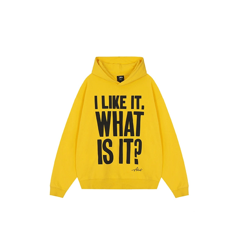 Achock Message Print Hoodie | Face 3 Face