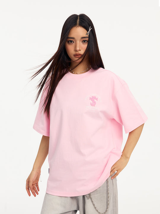 Small Town Kid Embroidered Logo Leather Label Tee | Face 3 Face