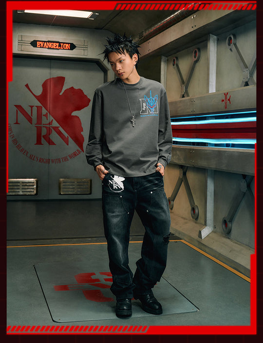 MEDM x EVA Basic Logo Long Sleeve Tee | Face 3 Face